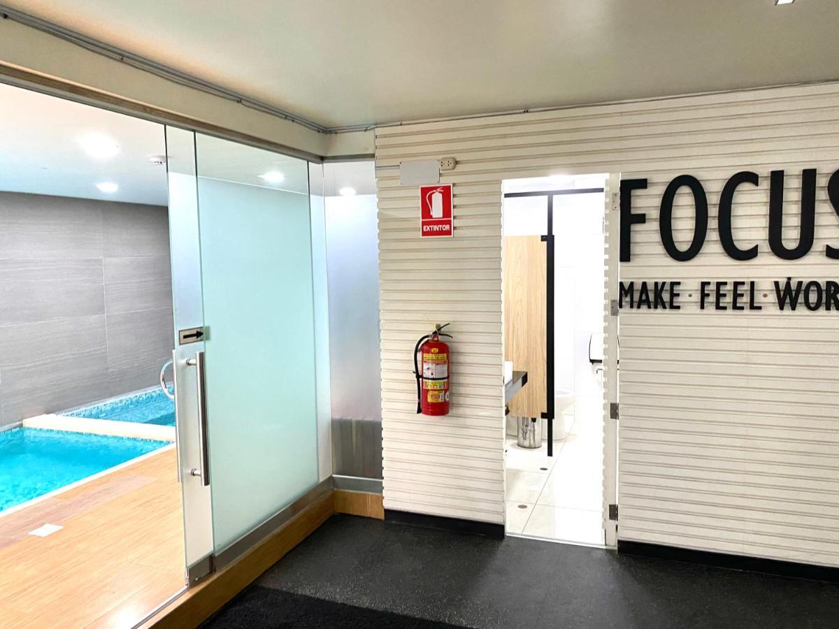 Hermoso Apartamento Con Piscina Miraflores- Canvas Lima Dış mekan fotoğraf